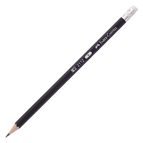Faber-Castell Blacklead Wooden Pencil With Eraser Tip