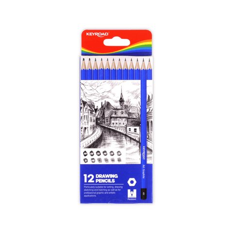 Keyroad Graphite Drawing Pencil Set of 12