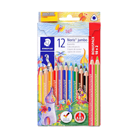 Staedtler Noris Jumbo Colored Pencils Box of 12