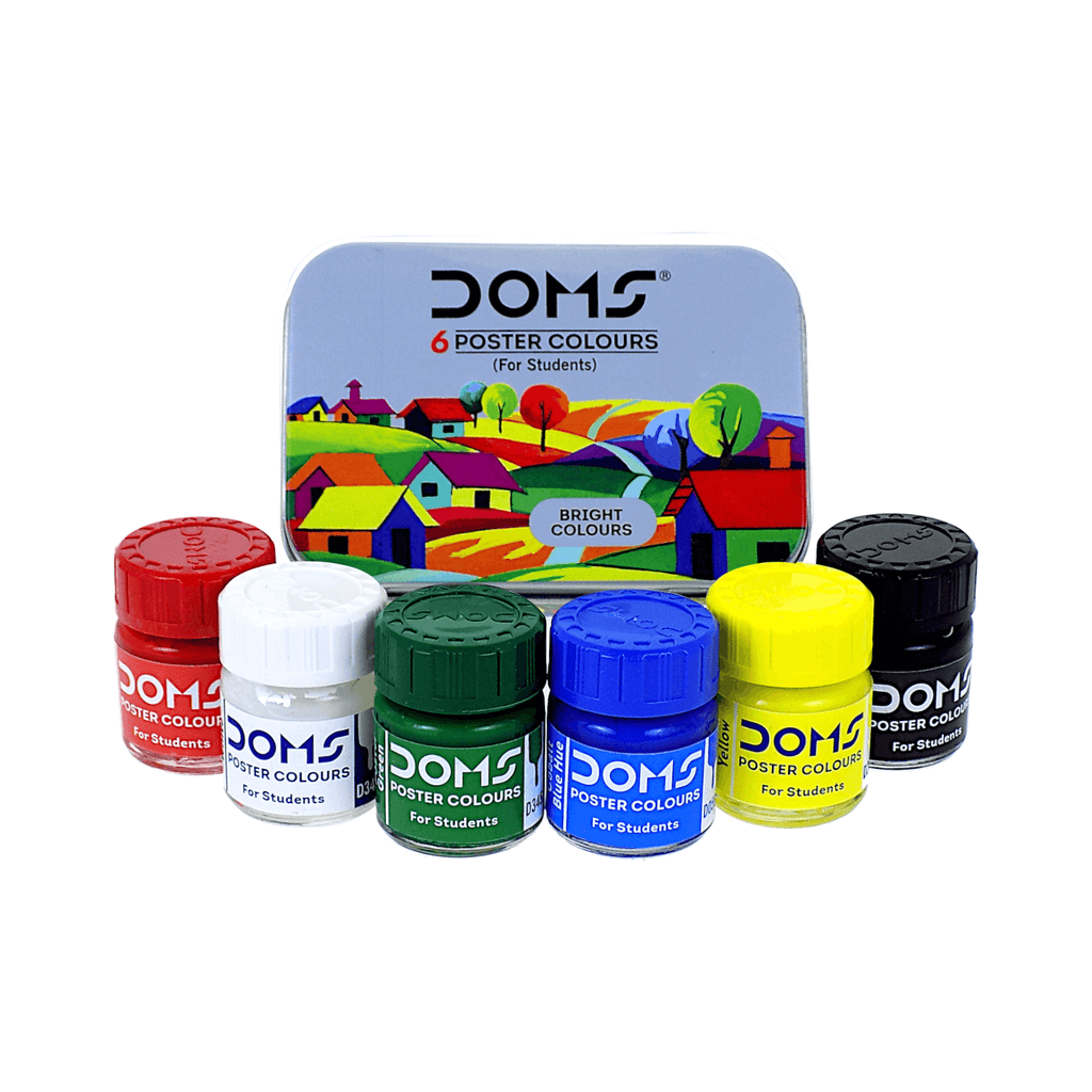 Doms Poster Color Set of 6 x 10 ml Jars – Bayan eShop