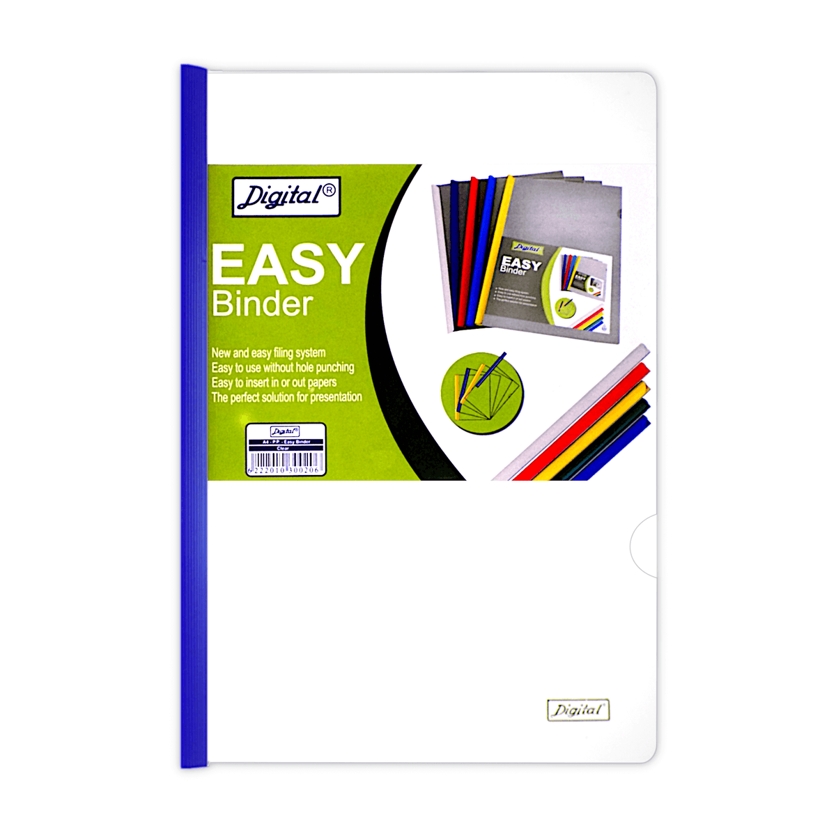 Digital Plastic Presentation File with Sliding Bar Clear A4 – Bayan eShop