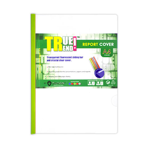 Presentation Pvc File True Trend Plastic Presentation File with Sliding Bar Clear A4 – Bayan ...