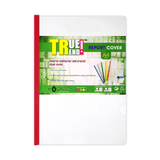 True Trend Light Plastic Presentation File with Sliding Bar Clear A4