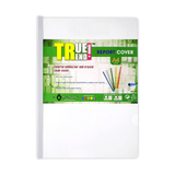 True Trend Light Plastic Presentation File with Sliding Bar Clear A4