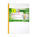 True Trend Light Plastic Presentation File with Sliding Bar Clear A4
