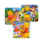 Generic Cartoon Characters Jigsaw Puzzle Pack of 3
