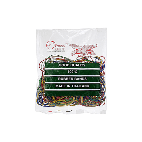 Etman Colored Rubber Bands Pack of 200
