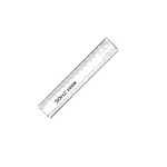 Doms Zoom Transparent Plastic Ruler 15 cm