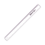 Doms Transparent Plastic Ruler 30 cm