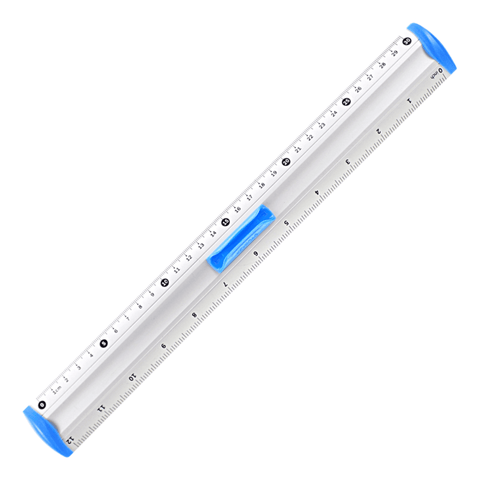 Keyroad Aluminum Ruler 30 cm