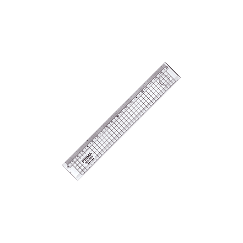 Prima Plastic Grid Ruler 20 cm