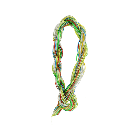 Generic Scoubidou Metallic Colored Plastic Strings Pack of 25