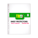 True Trend U-Shape Heavy Duty Sheet Protector Clear A4