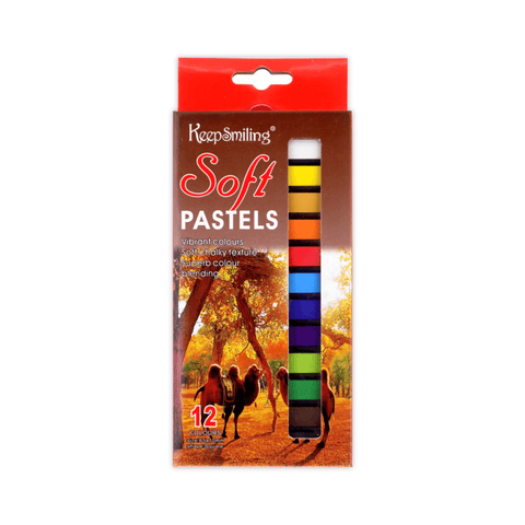 Keep Smiling Colored Soft Pastels Pack of 12