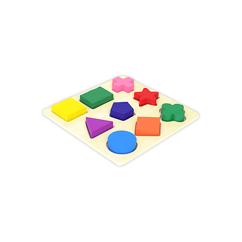 Carol Montessori Wooden Shape & Color Sorting Puzzle