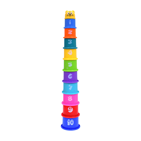 Carol Montessori Plastic Stacking Cups Tower