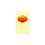 Kaiwen Lined Sticky Note Pad 5" x  3" 100 Sheets
