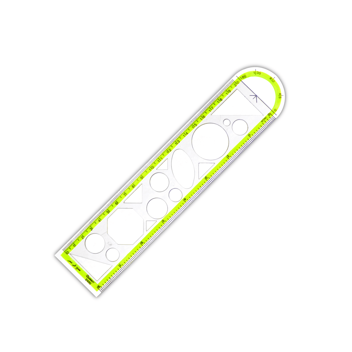 Queen Plastic Venn Diagram Ruler – Bayan eShop